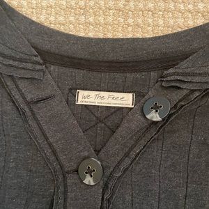 FREE PEOPLE we the free pullover button up shirt